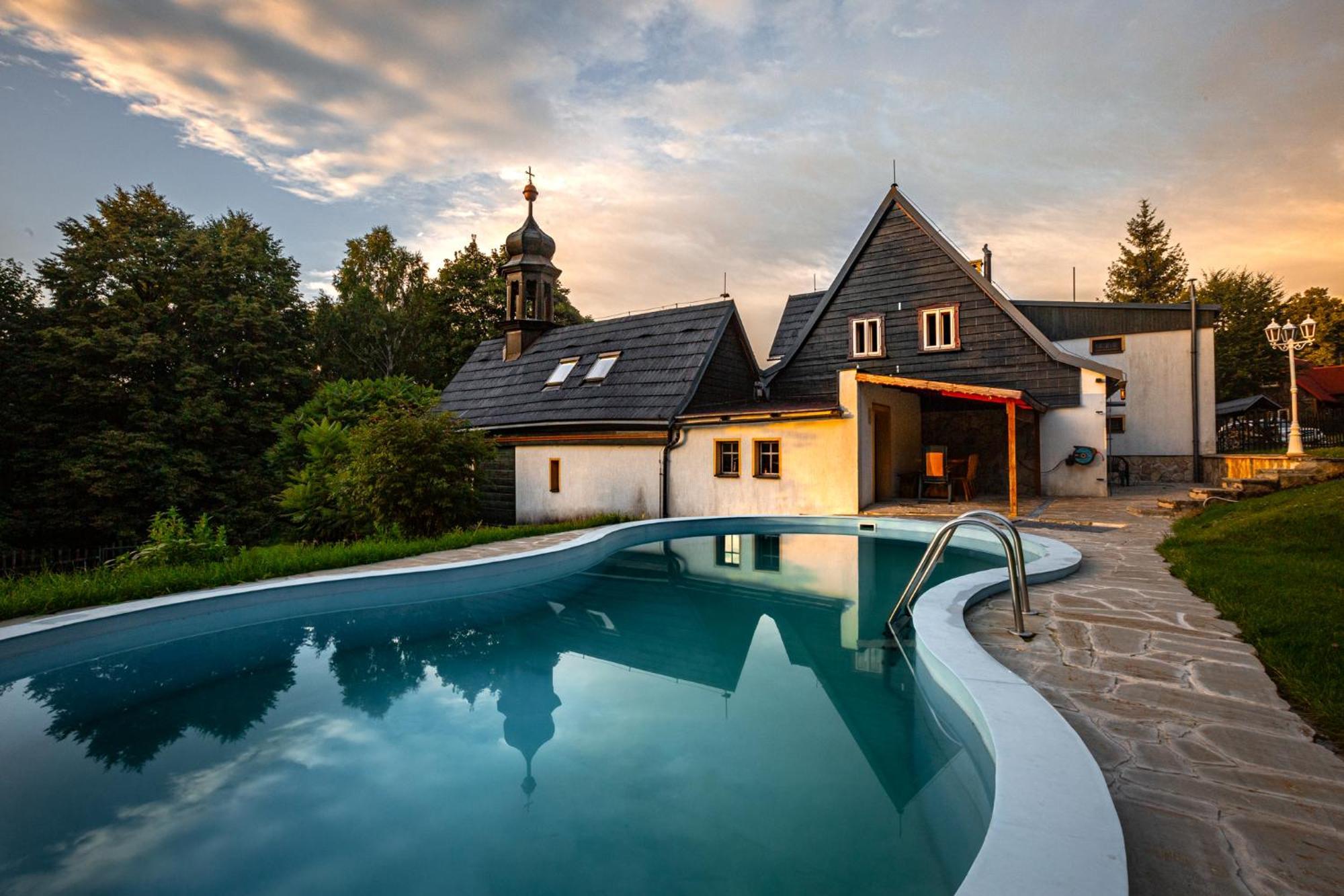 Chata Zvonecek Jiřetín pod Jedlovou Buitenkant foto